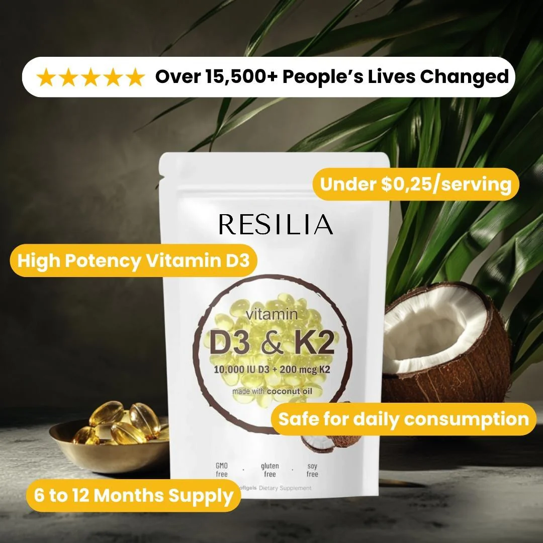 High-Potency Vitamin D3 & K2 Softgels - Image 3