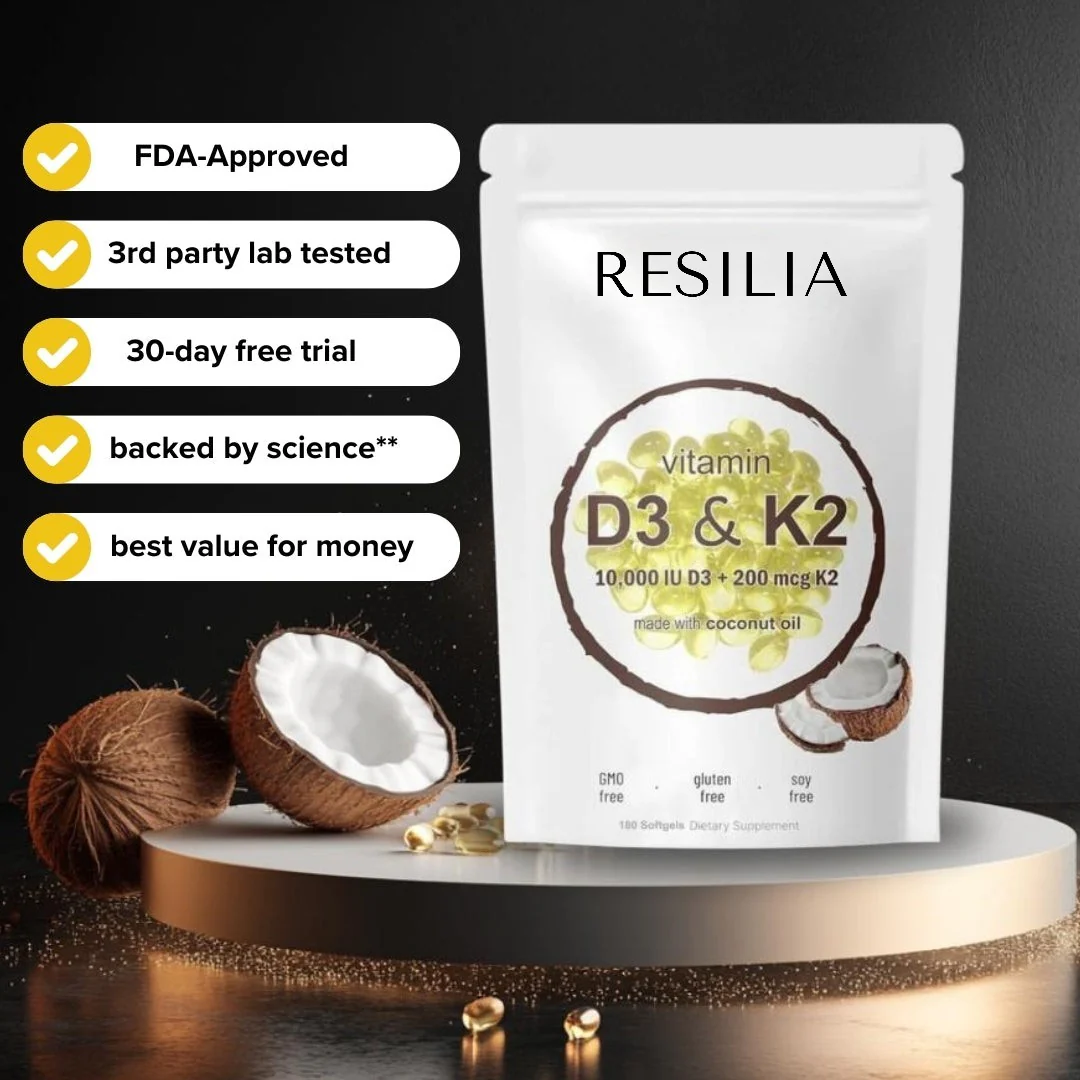 [ONE TIME OFFER] Resilia® D3+K2 Softgels + Magnesium Complex (3 In 1) - Image 4
