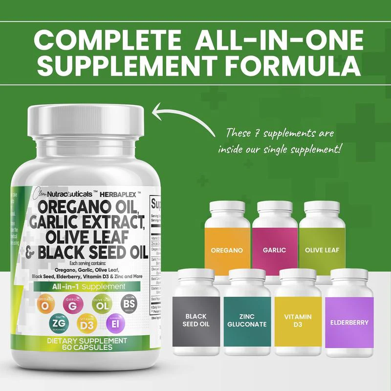 Resilia® Oregano Oil Herbaplex Capsules - Image 3
