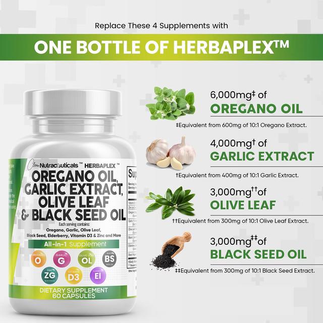 Resilia® Oregano Oil Herbaplex Capsules - Image 5