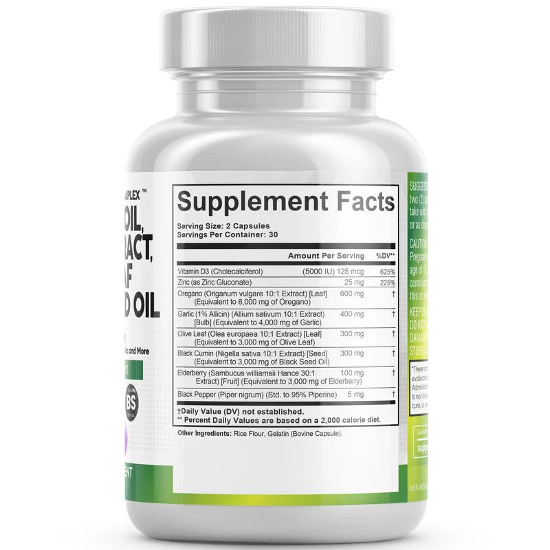 Resilia® Oregano Oil Herbaplex Capsules - Image 6